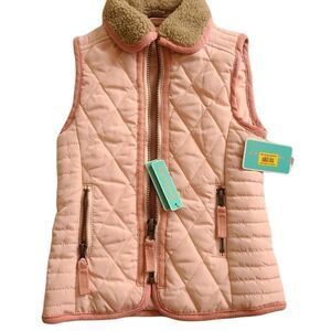 Nwt Copper Key Pink Quilted Vest Size 4/5